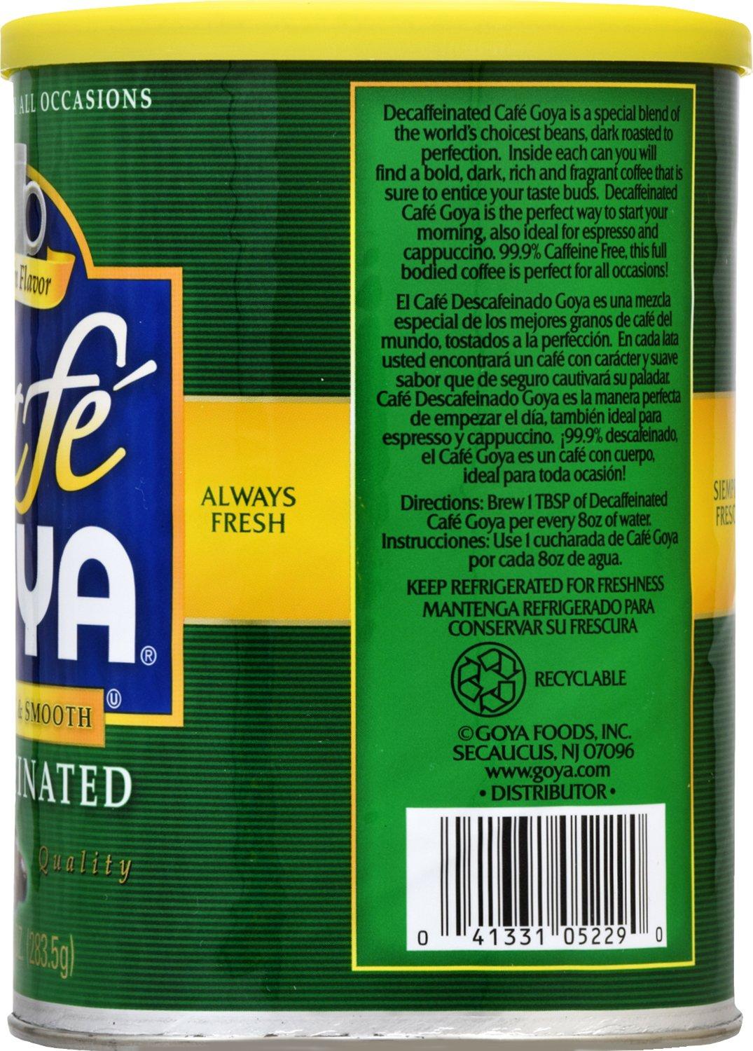 image:imageGoya Decaffeinated Espresso Coffee 10 Ounce Pack of 1210 Ounce Pack of 12