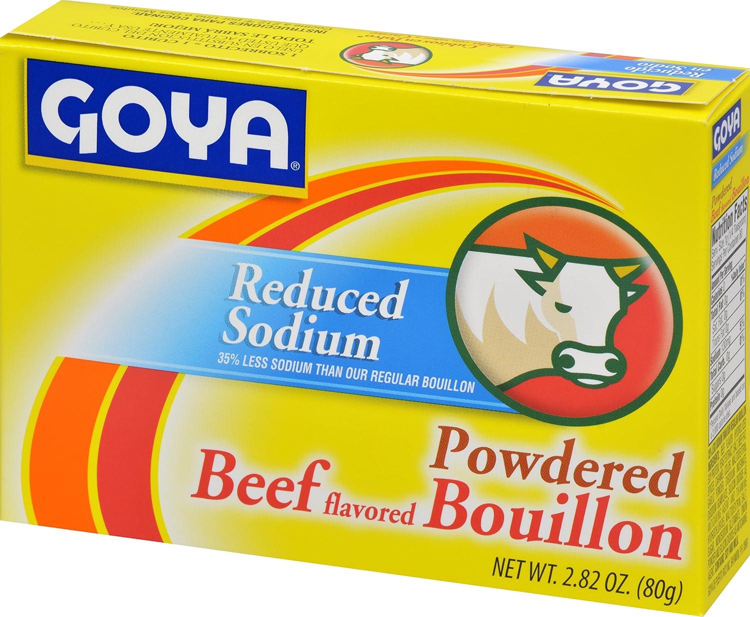 image:imageGoya Foods Beef Bouillon Reduced Sodium 282 Ounce282 Ounce Pack of 1