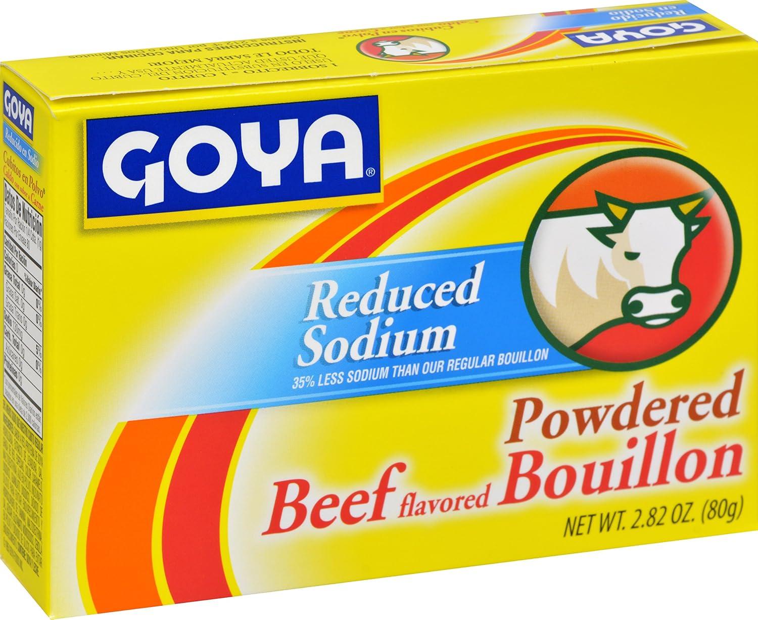 image:imageGoya Foods Beef Bouillon Reduced Sodium 282 Ounce282 Ounce Pack of 2