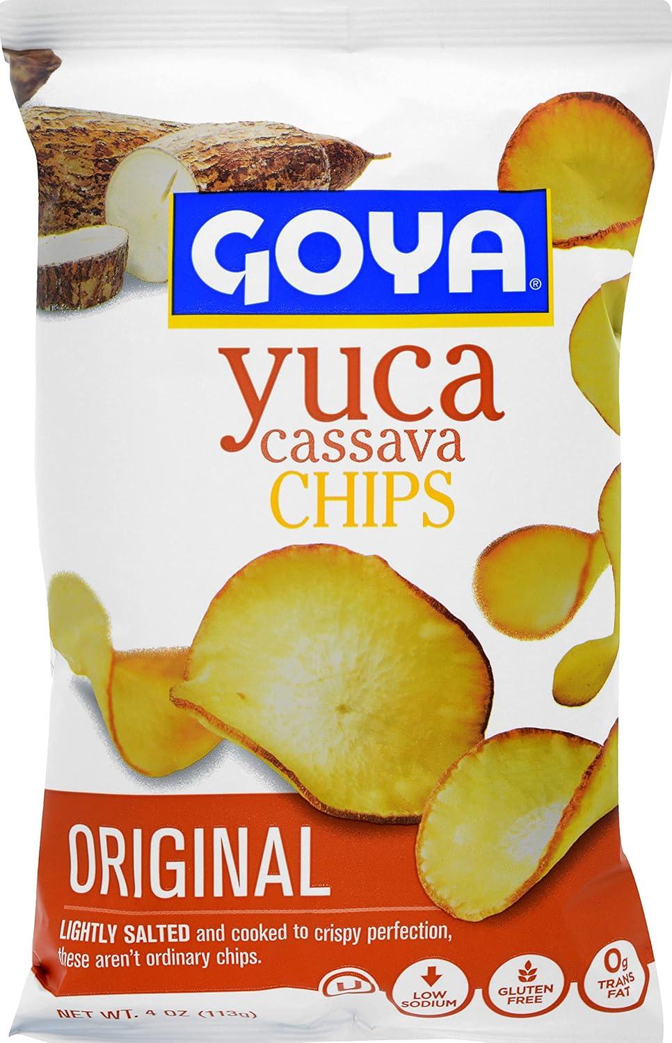 image:imageGoya Foods Cassava Yuca Chips 4 Ounce Pack of 12Original