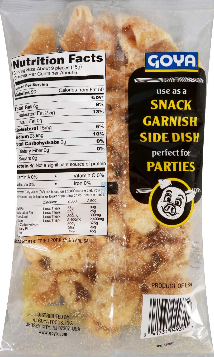 image:imageGoya Foods Chicharrones Fried Pork Rinds 3 Ounce Pack of 12