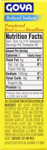 image:imageGoya Foods Chicken Bouillon Reduced Sodium 282 Ounce Pack of 24Beef
