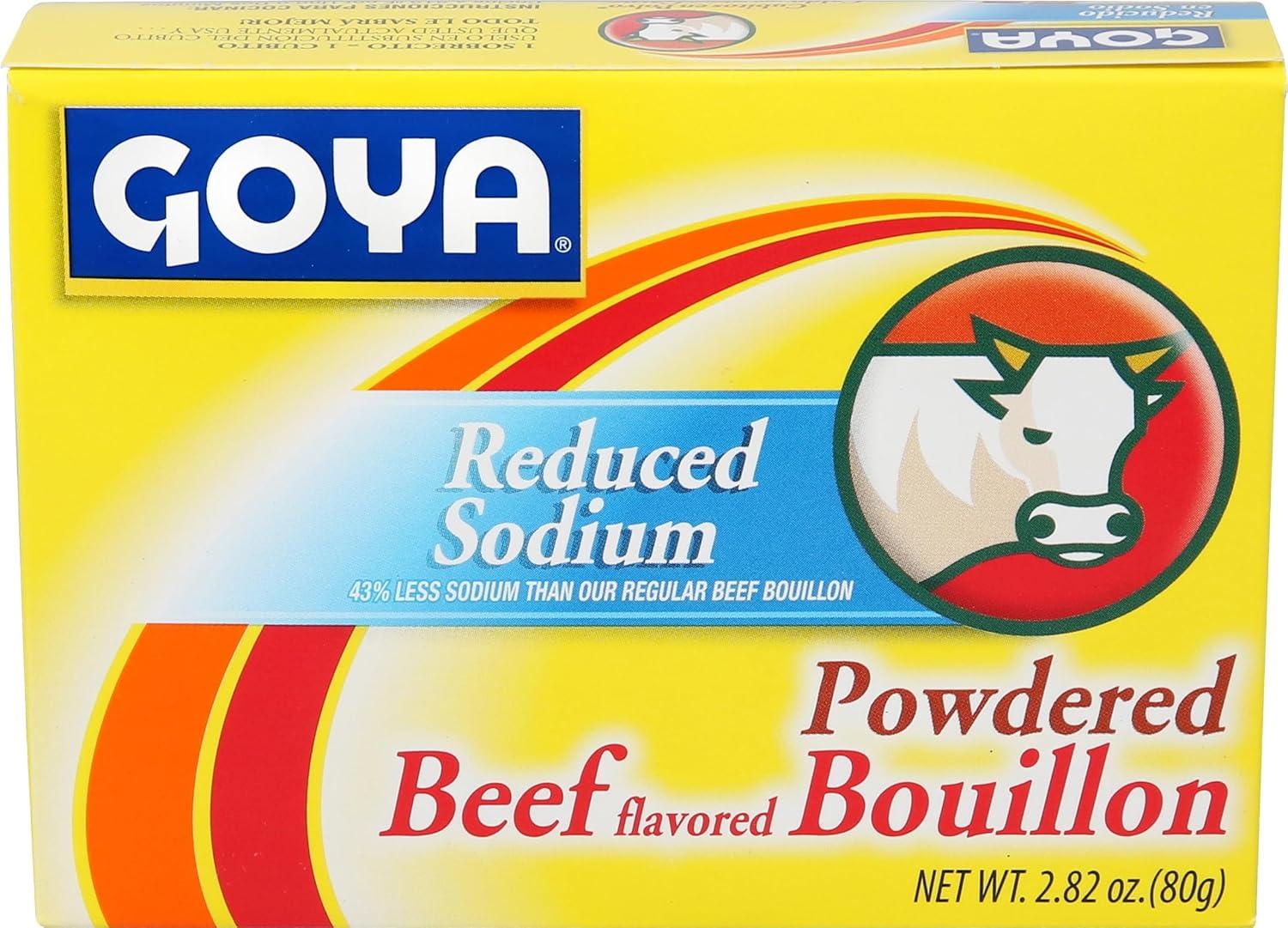 image:imageGoya Foods Chicken Bouillon Reduced Sodium 282 Ounce Pack of 24Beef