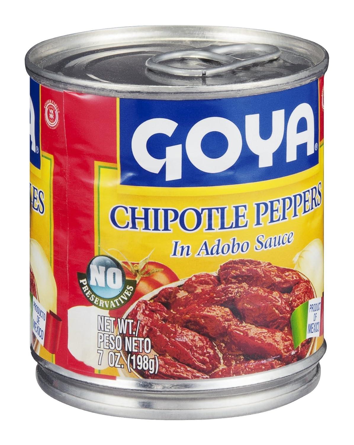image:imageGoya Foods Chipotle Peppers in Adobo Sauce 7 Ounce Pack of 12SmokySmoked Adobo