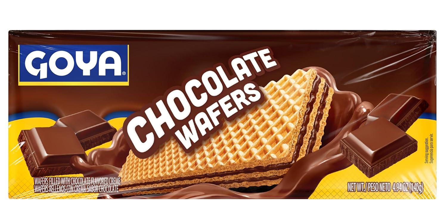 image:imageGoya Foods Chocolate Wafers 494 Ounce Pack of 24Chocolate