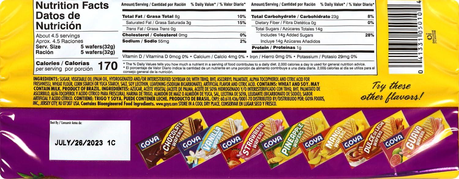 image:imageGoya Foods Chocolate Wafers 494 Ounce Pack of 24Coconut