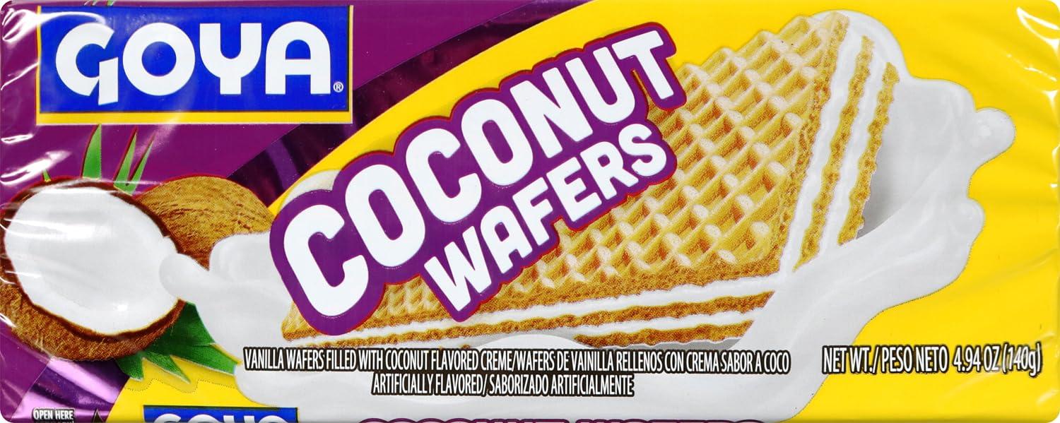 image:imageGoya Foods Chocolate Wafers 494 Ounce Pack of 24Coconut