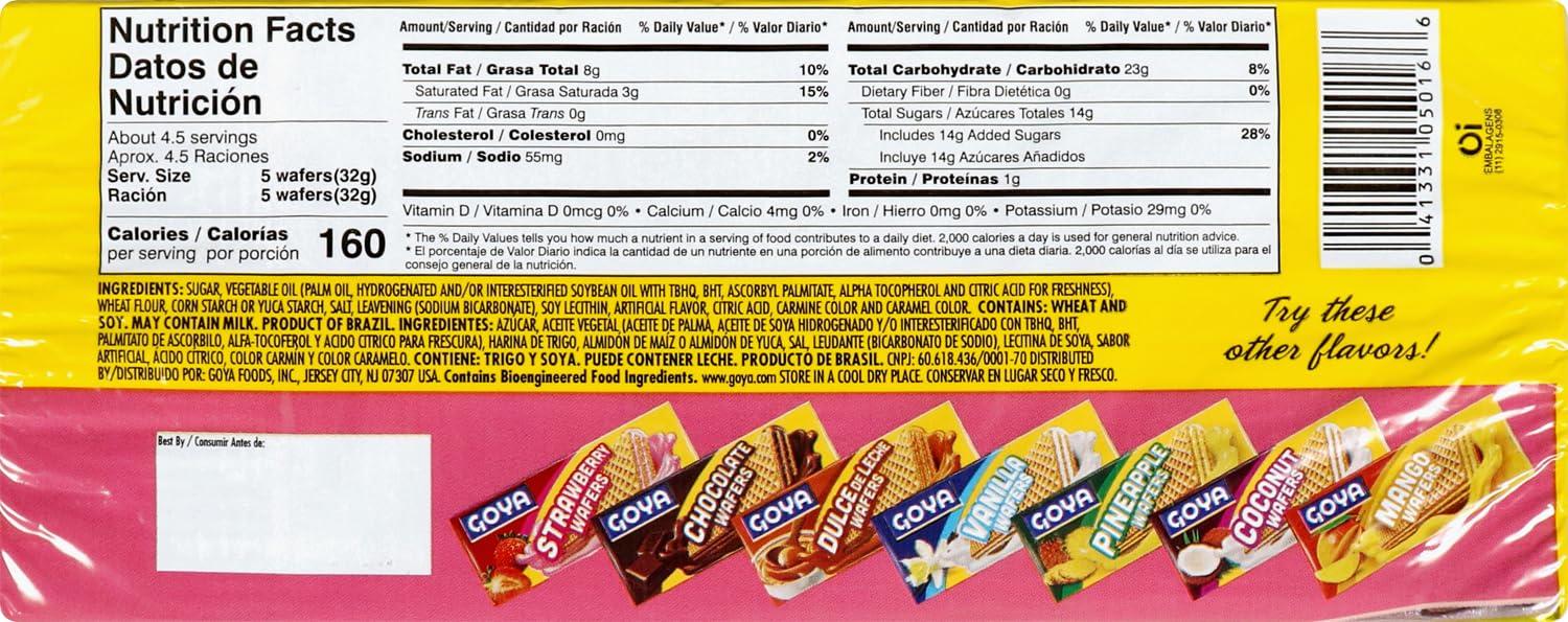 image:imageGoya Foods Chocolate Wafers 494 Ounce Pack of 24Guava