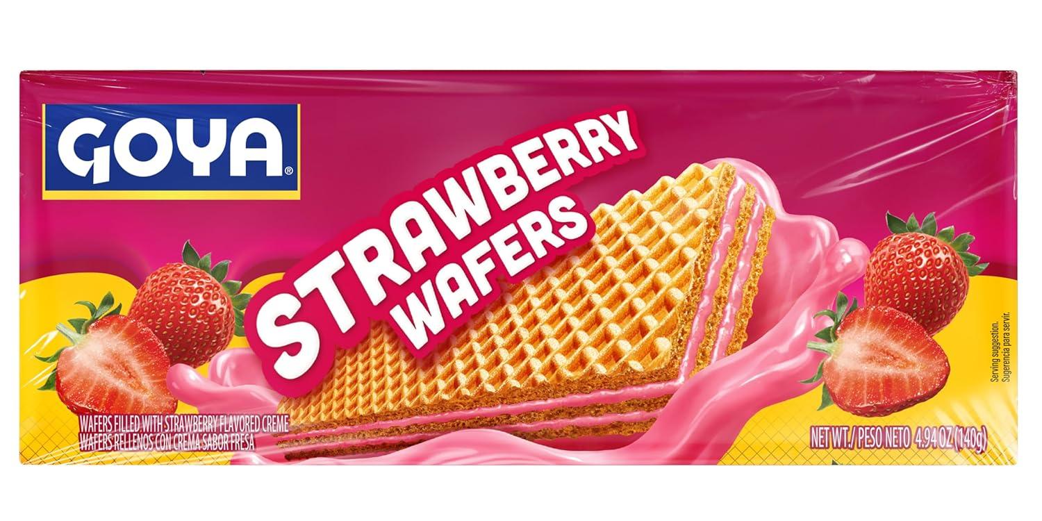 image:imageGoya Foods Chocolate Wafers 494 Ounce Pack of 24Strawberry