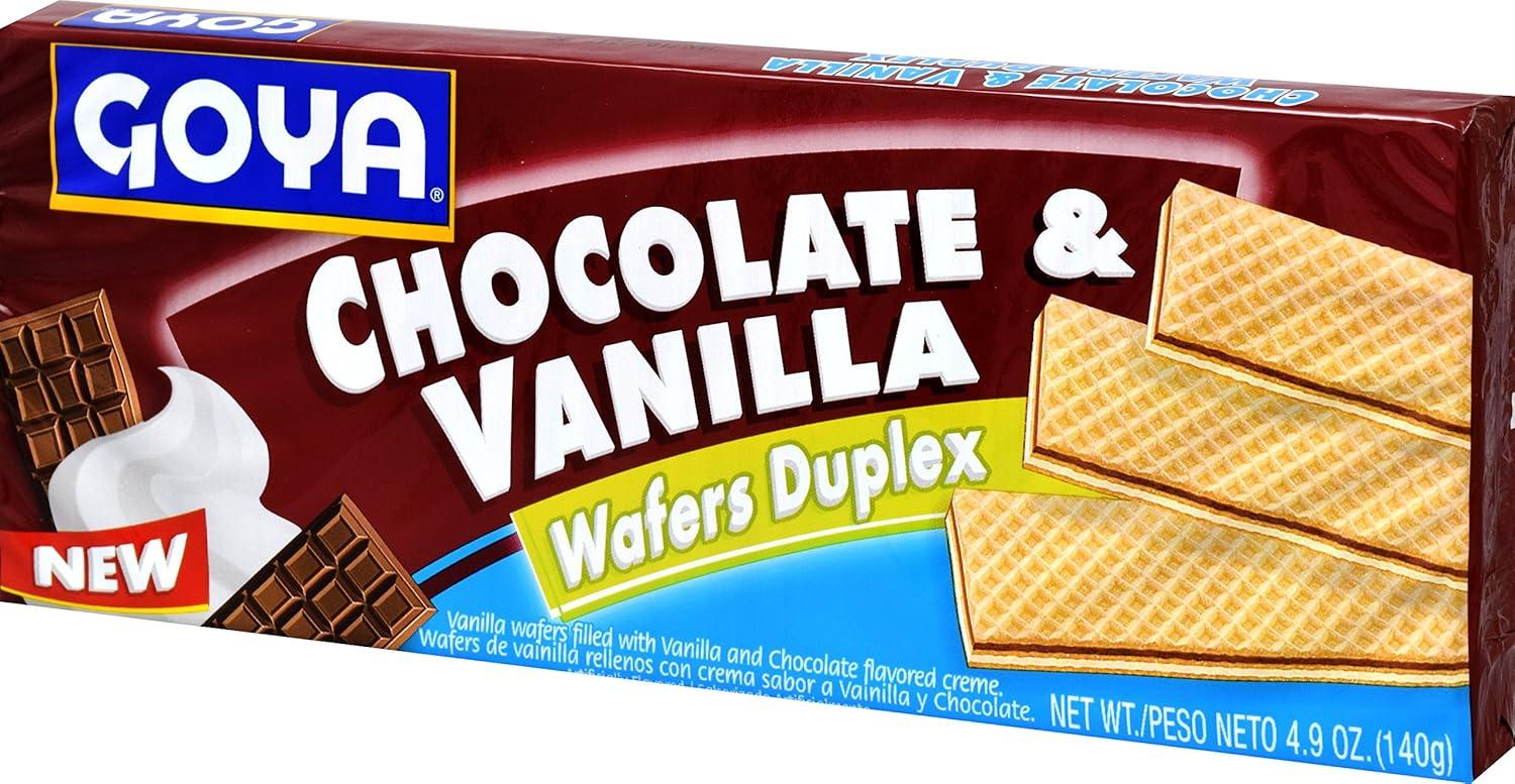 image:imageGoya Foods Chocolate Wafers 494 Ounce Pack of 24Vanilla Chocolate