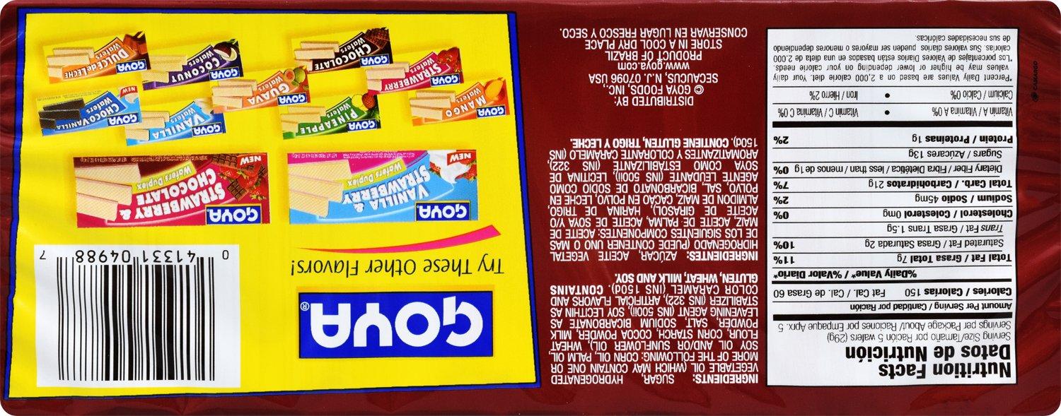 image:imageGoya Foods Chocolate Wafers 494 Ounce Pack of 24Vanilla Chocolate