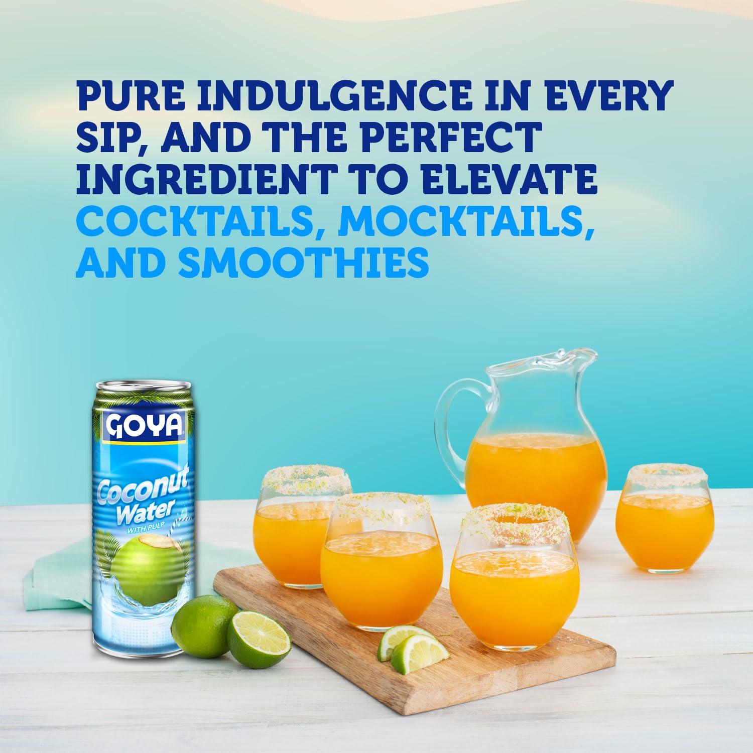 image:imageGoya Foods Coconut Water with Pulp 176 Ounce Pack of 12