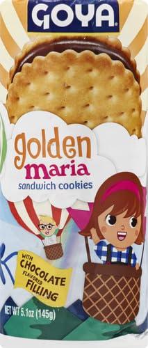 image:imageGoya Foods Golden Maria Sandwich Cookies 510 Ounce Pack of 8Chocolate