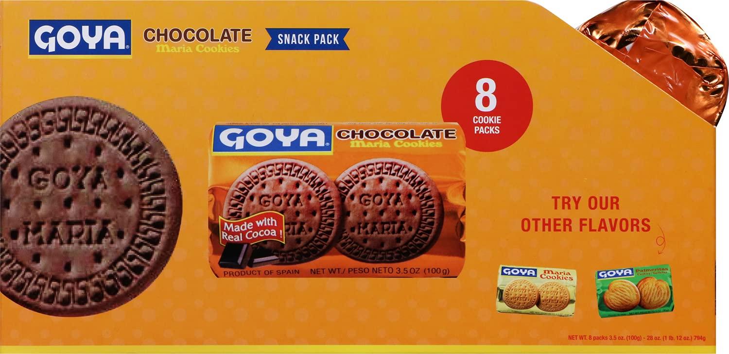 image:imageGoya Foods Golden Maria Sandwich Cookies with Chocolate Flavored Filling 51 Ounce Pack of 24Chocolate