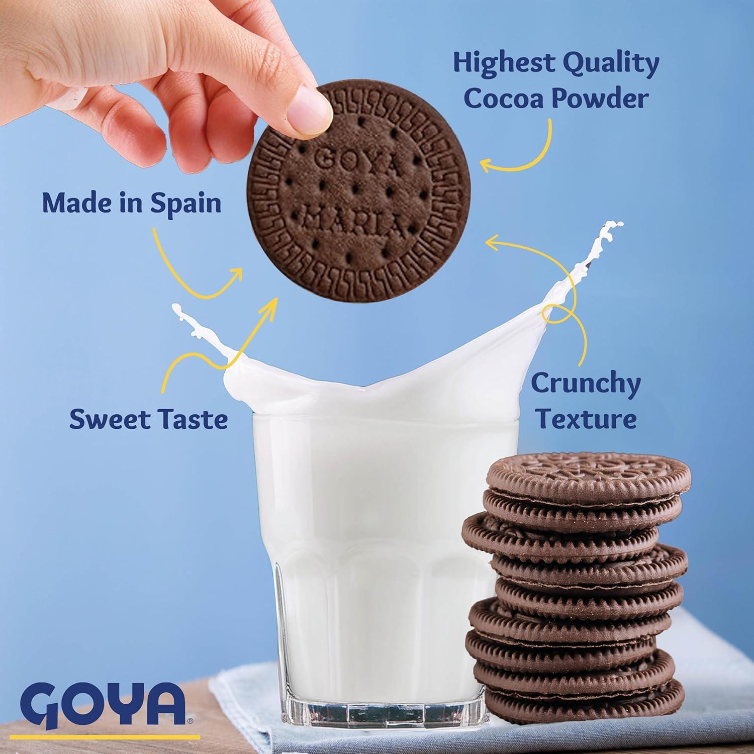 image:imageGoya Foods Golden Maria Sandwich Cookies with Chocolate Flavored Filling 51 Ounce Pack of 24Chocolate