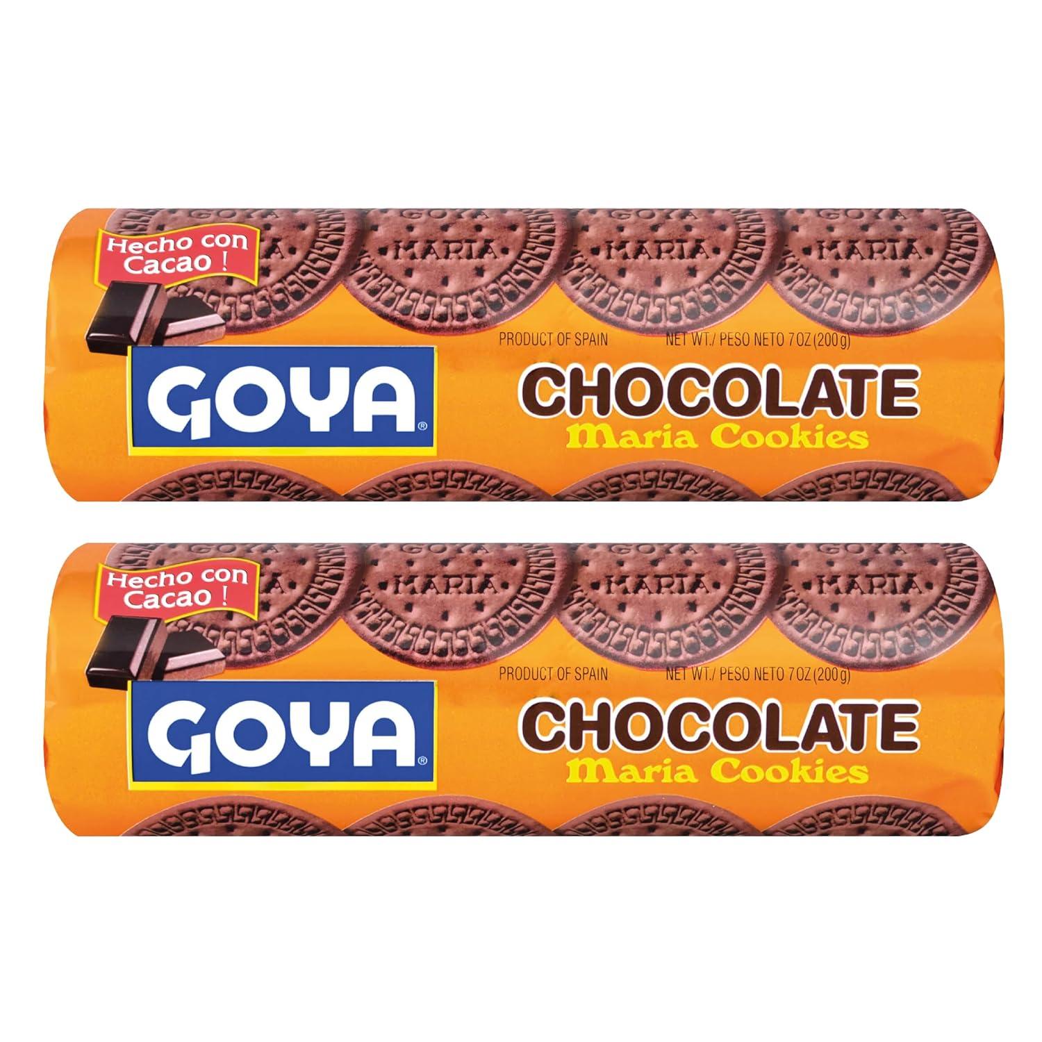 image:imageGoya Foods Golden Maria Sandwich Cookies with Chocolate Flavored Filling 51 Ounce Pack of 24Chocolate