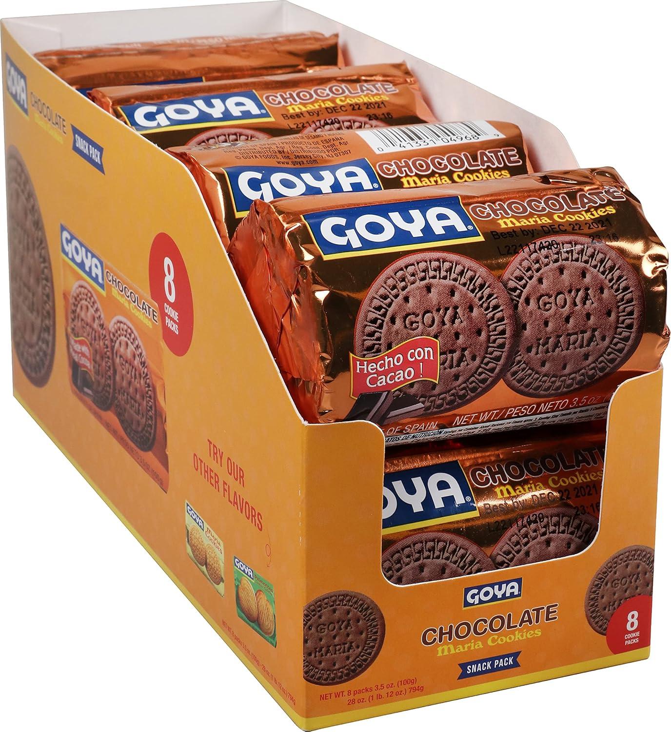 image:imageGoya Foods Golden Maria Sandwich Cookies with Chocolate Flavored Filling 51 Ounce Pack of 24Chocolate