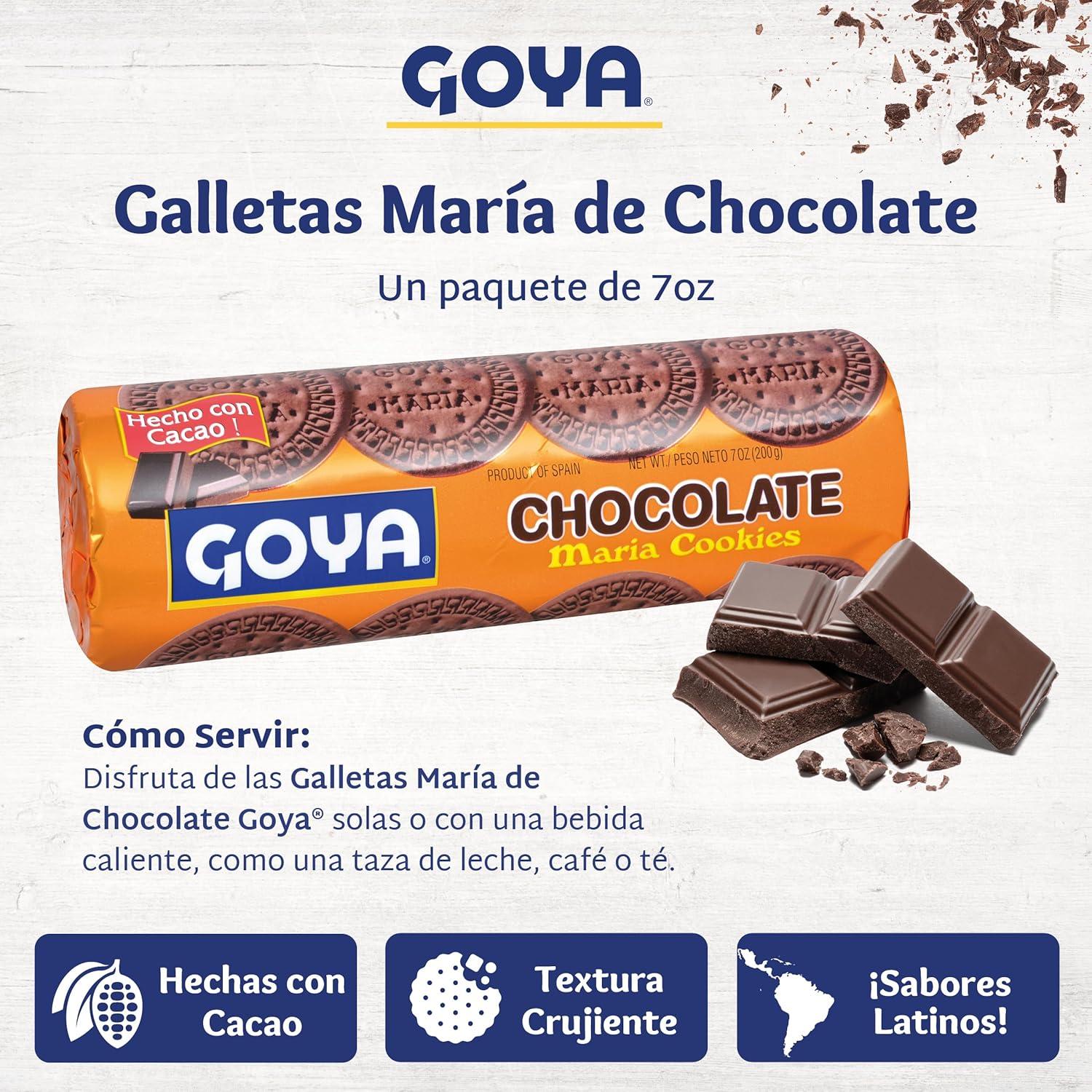 image:imageGoya Foods Golden Maria Sandwich Cookies with Chocolate Flavored Filling 51 Ounce Pack of 24Chocolate