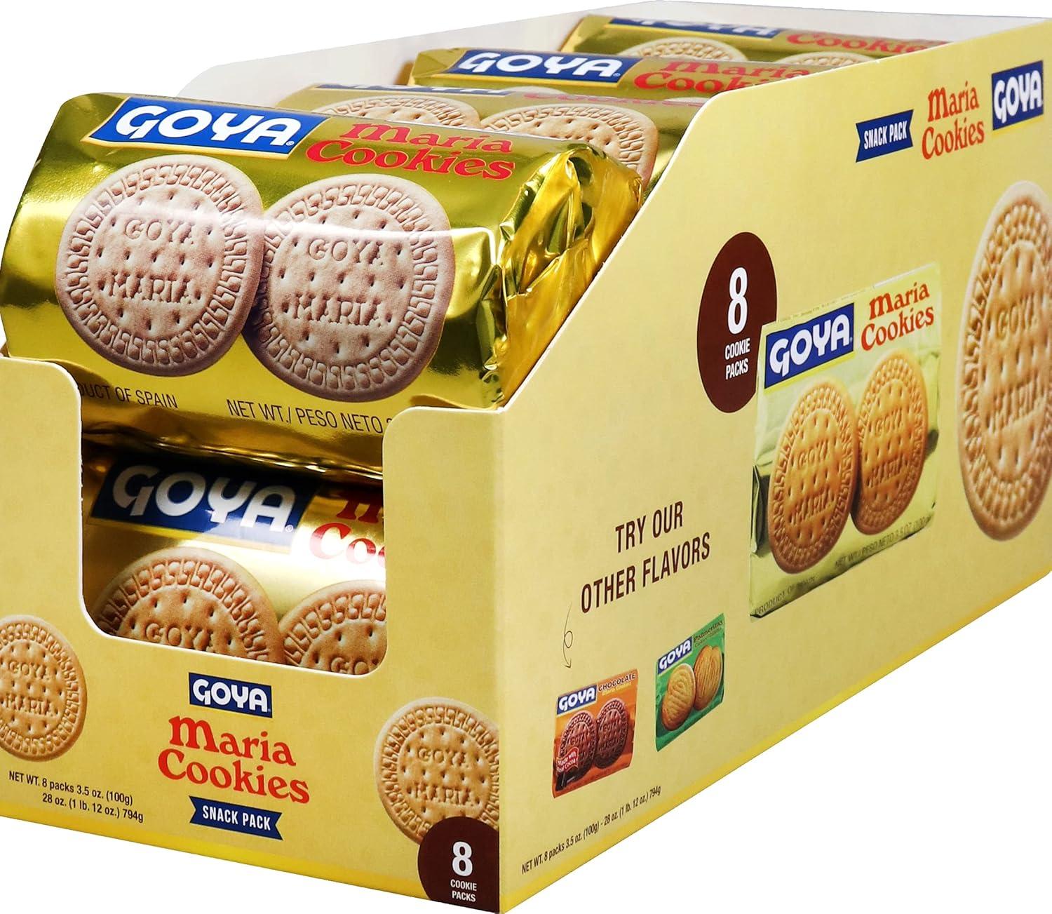 image:imageGoya Foods Golden Maria Sandwich Cookies with Chocolate Flavored Filling 51 Ounce Pack of 24Original