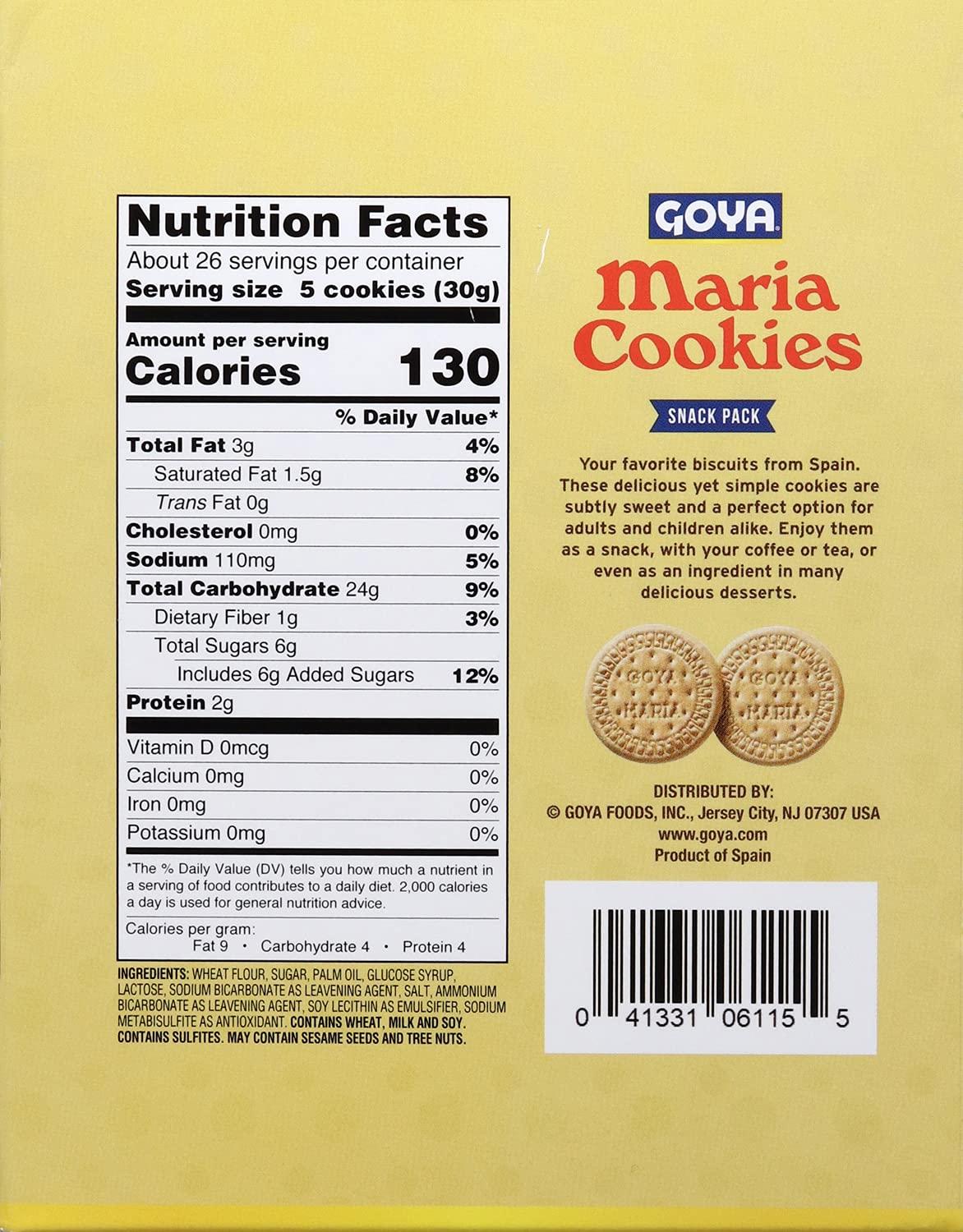 image:imageGoya Foods Golden Maria Sandwich Cookies with Chocolate Flavored Filling 51 Ounce Pack of 24Original