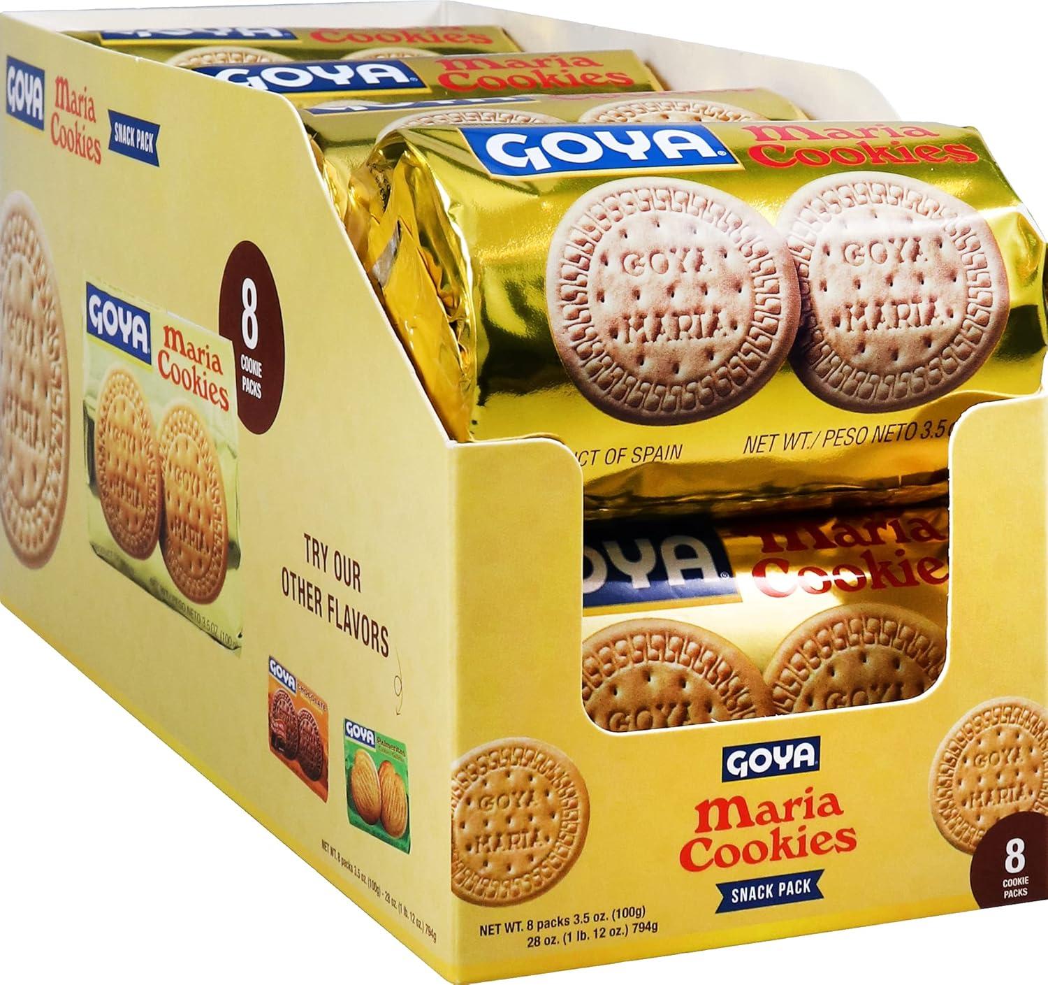 image:imageGoya Foods Golden Maria Sandwich Cookies with Chocolate Flavored Filling 51 Ounce Pack of 24Original