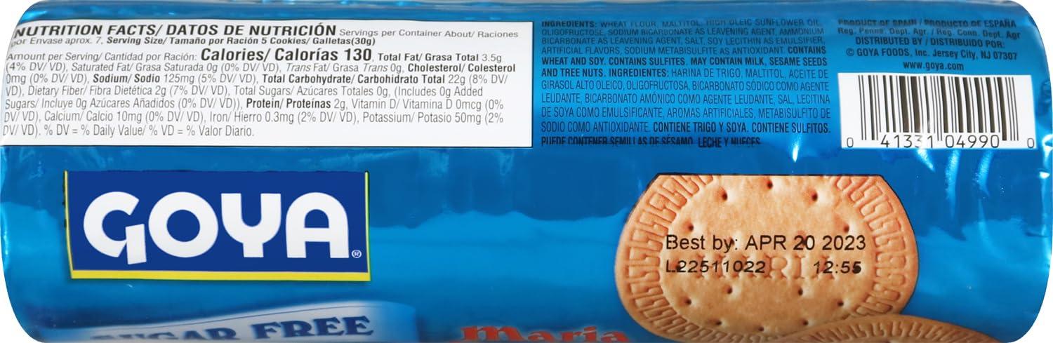 image:imageGoya Foods Golden Maria Sandwich Cookies with Chocolate Flavored Filling 51 Ounce Pack of 24Sugar Free