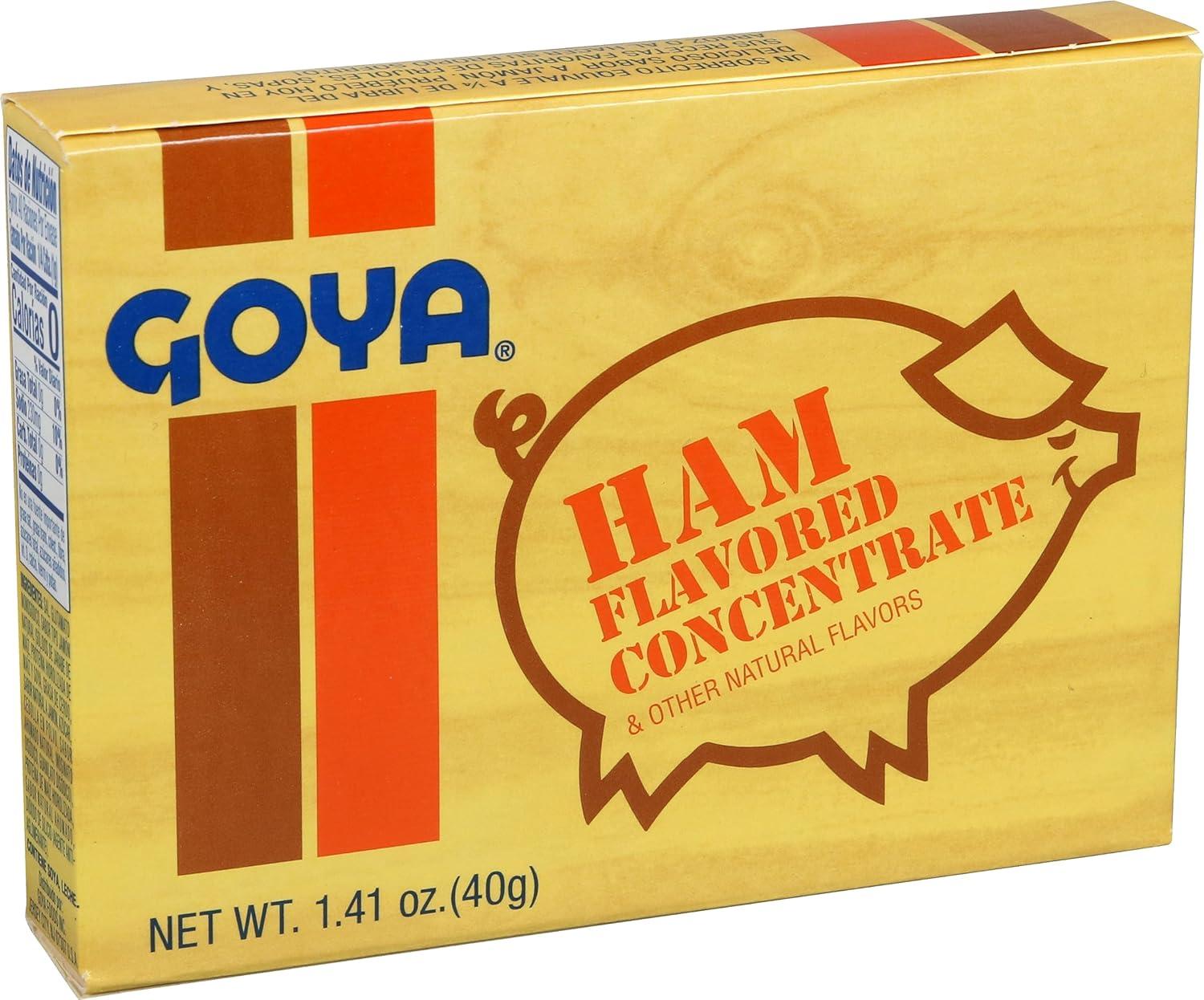 image:imageGoya Foods Ham Flavored Concentrate Reduced Sodium 141 Ounce Pack of 36Ham