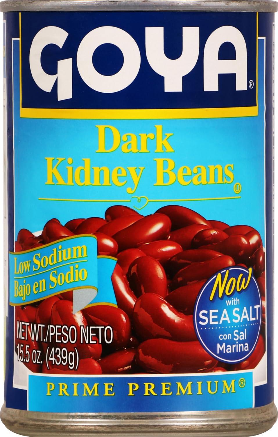 image:imageGoya Foods Low Sodium Dark Red Kidney Beans 155 Ounce Pack of 24155Ounce