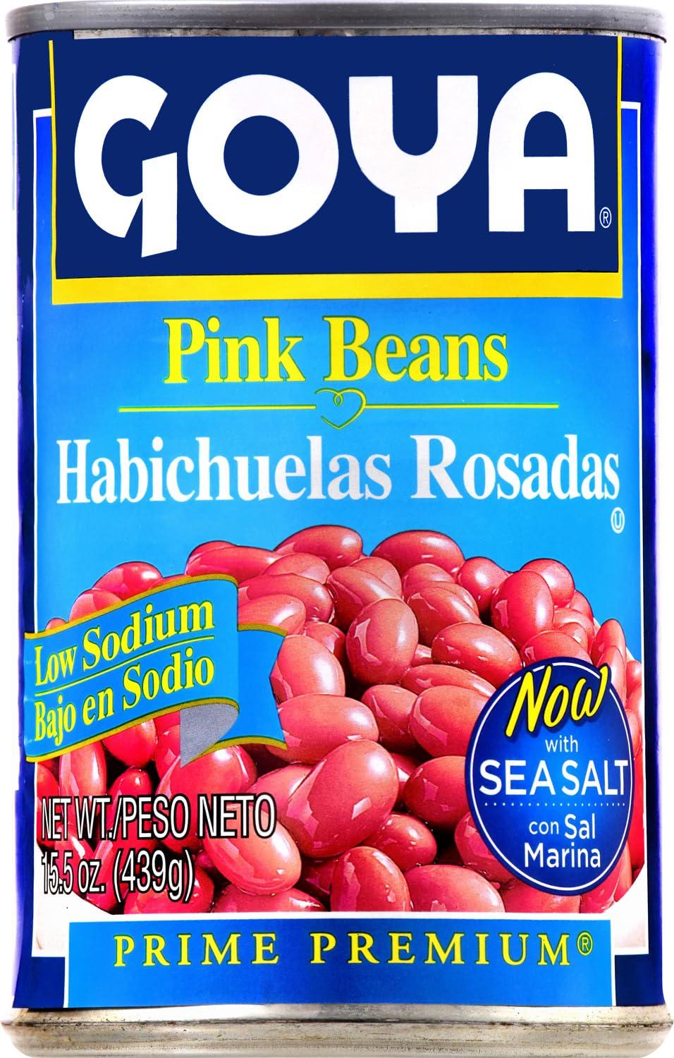 image:imageGoya Foods Low Sodium Pink Beans 155 Ounce Pack of 24155 Ounce