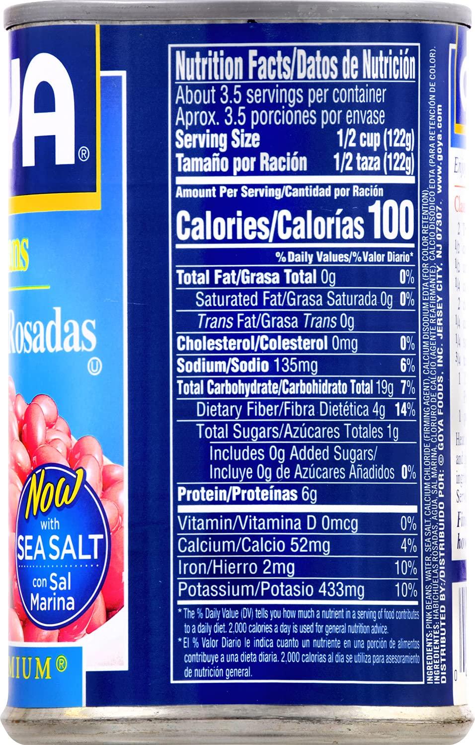 image:imageGoya Foods Low Sodium Pink Beans 155 Ounce Pack of 24155 Ounce