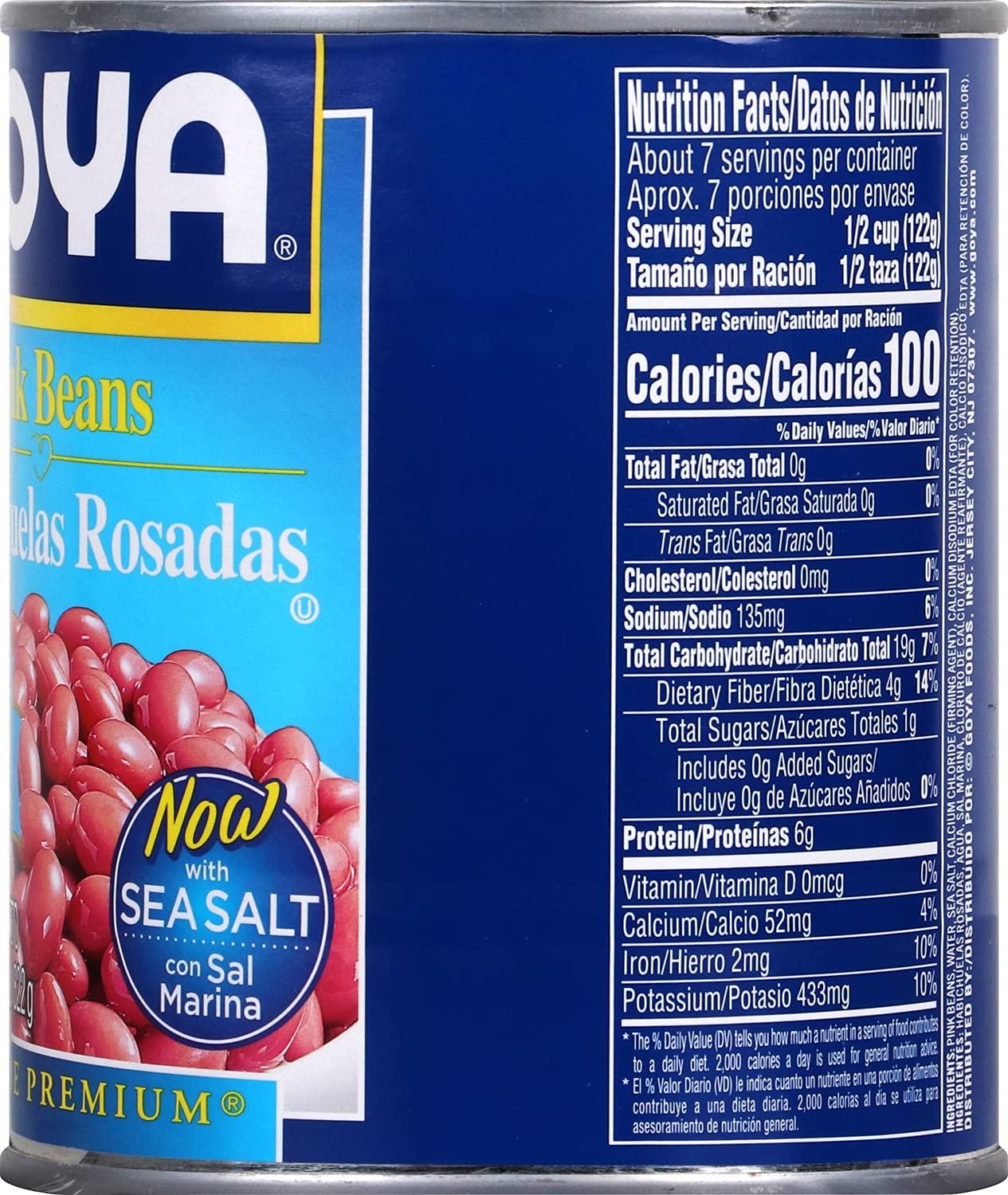 image:imageGoya Foods Low Sodium Pink Beans 155 Ounce Pack of 2429 Ounce