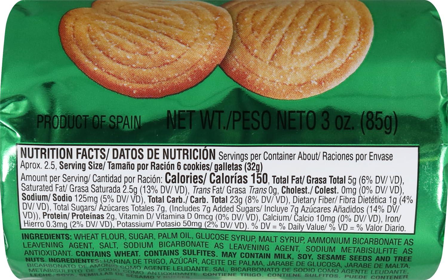 image:imageGoya Foods Palmerita Cookies 582 Ounce Pack of 163 Ounce Pack of 32