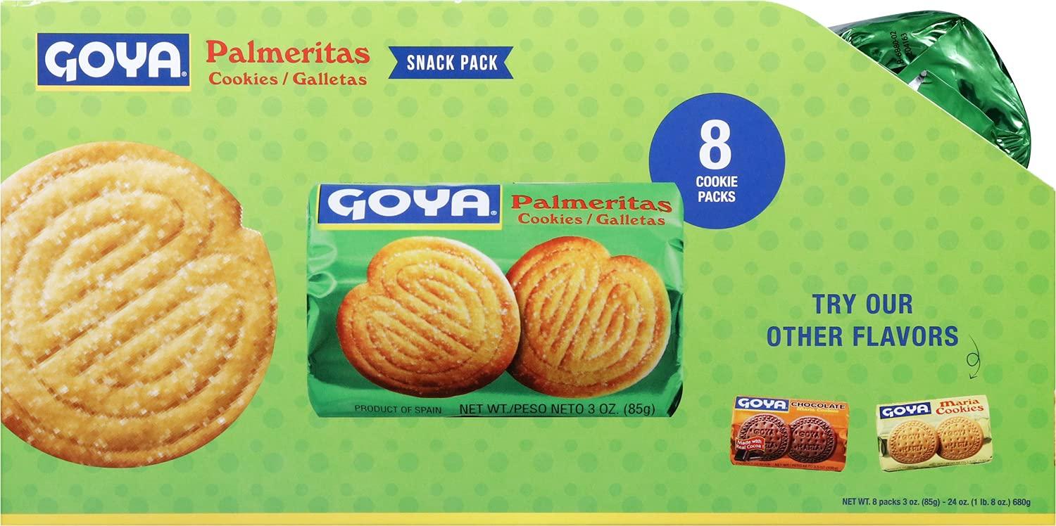 image:imageGoya Foods Palmerita Cookies 582 Ounce Pack of 163 Ounce Pack of 8
