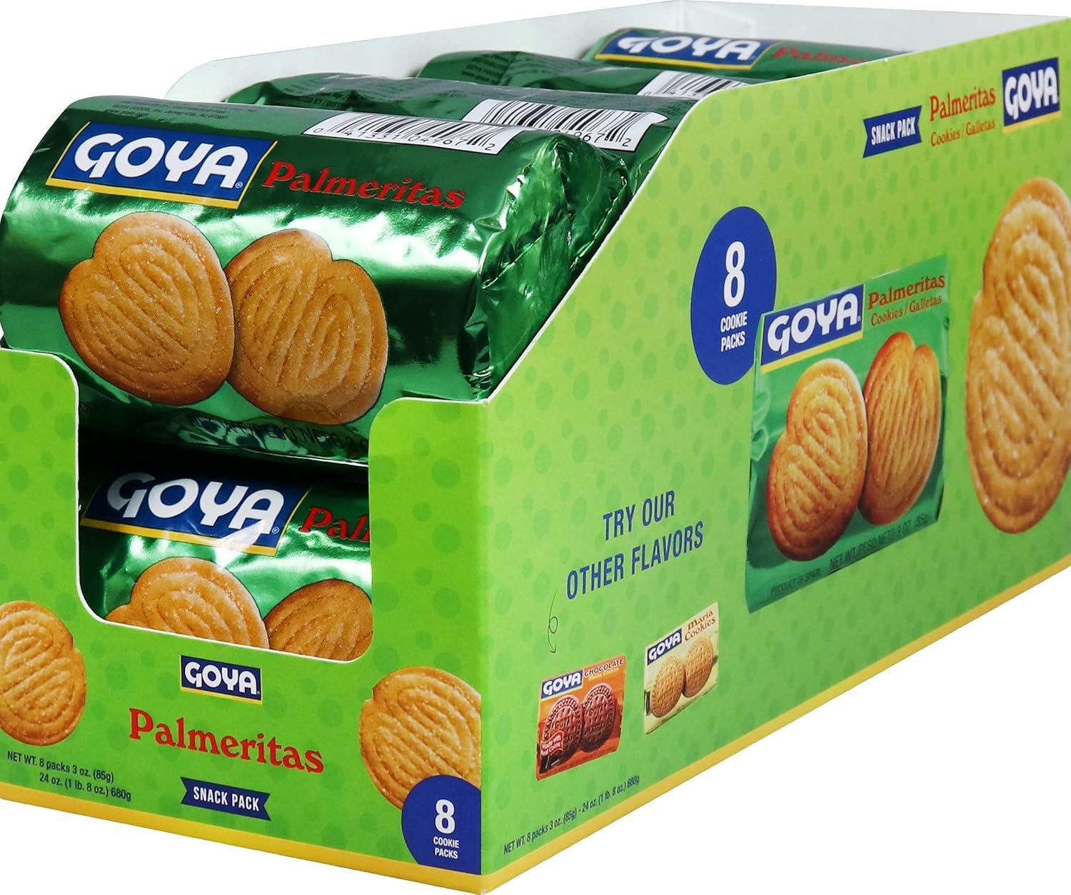 image:imageGoya Foods Palmerita Cookies 582 Ounce Pack of 163 Ounce Pack of 8