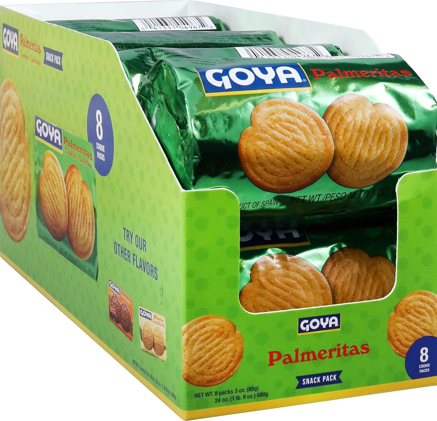 image:imageGoya Foods Palmerita Cookies 582 Ounce Pack of 163 Ounce Pack of 8