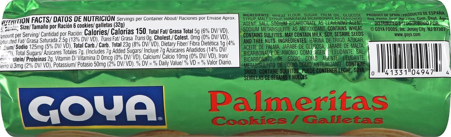 image:imageGoya Foods Palmerita Cookies 582 Ounce Pack of 16582 Ounce Pack of 16