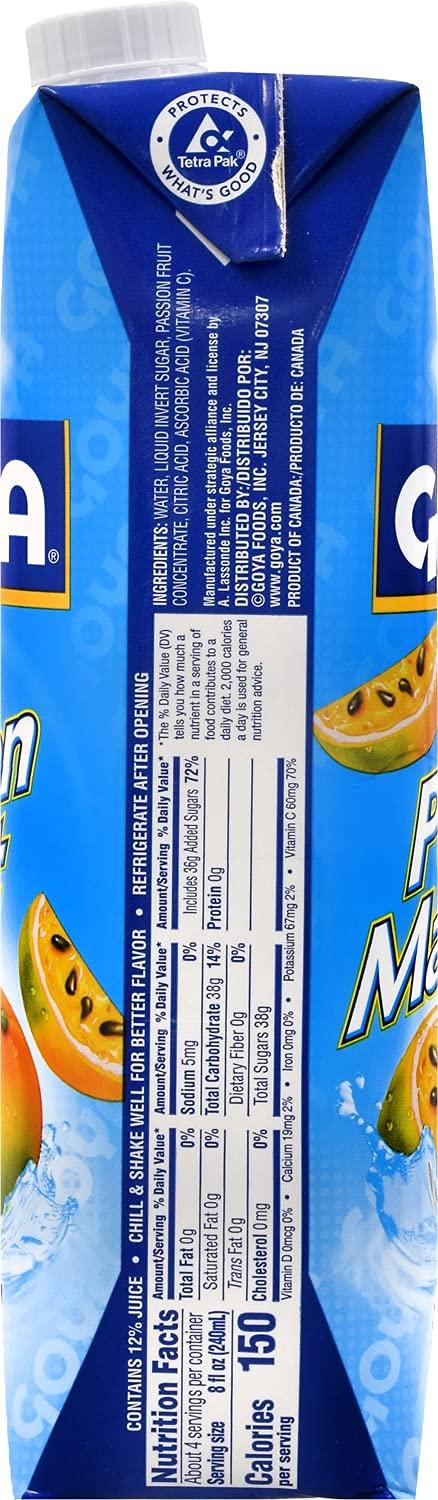 image:imageGoya Foods Passion Fruit Nectar 338 Fl Oz338 Fl Oz Pack of 1