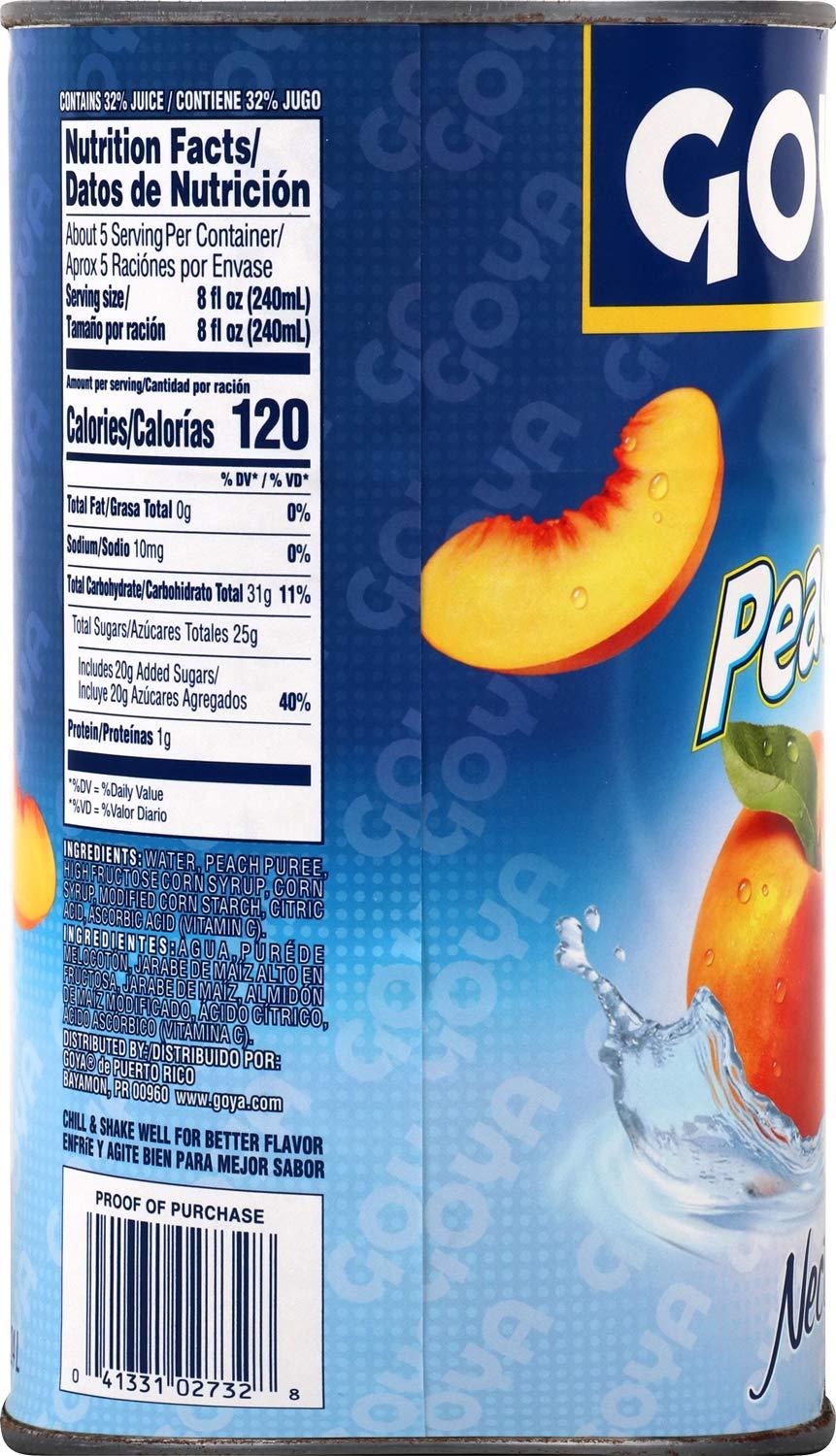 image:imageGoya Foods Peach Nectar 338 Fl Oz Pack of 1242 Fl Oz Pack of 12