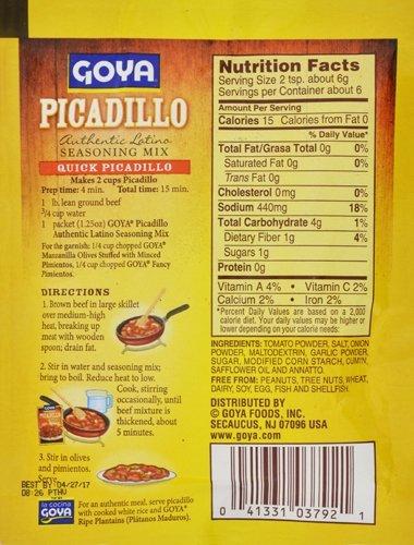 image:imageGoya Foods Picadillo Seasoning Mix 125 Ounce Pack of 24