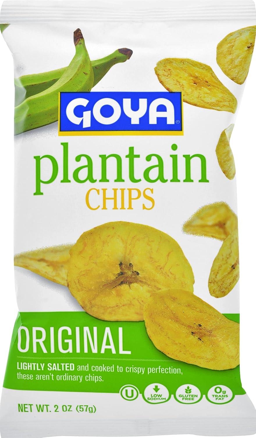 image:imageGoya Foods Plantain Chips Original 2 Ounce Pack of 20Original