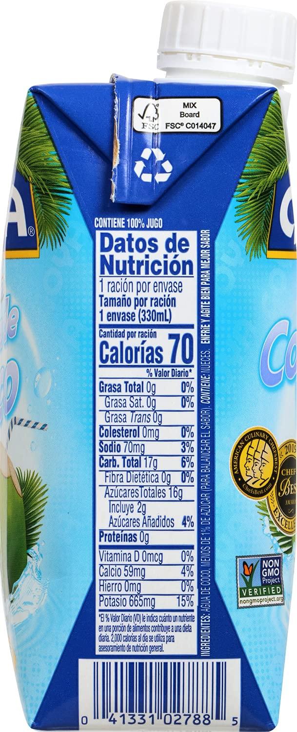 image:imageGoya Foods Pure Coconut Water 1115 Fl Oz Pack of 241115 Fl Oz Pack of 24