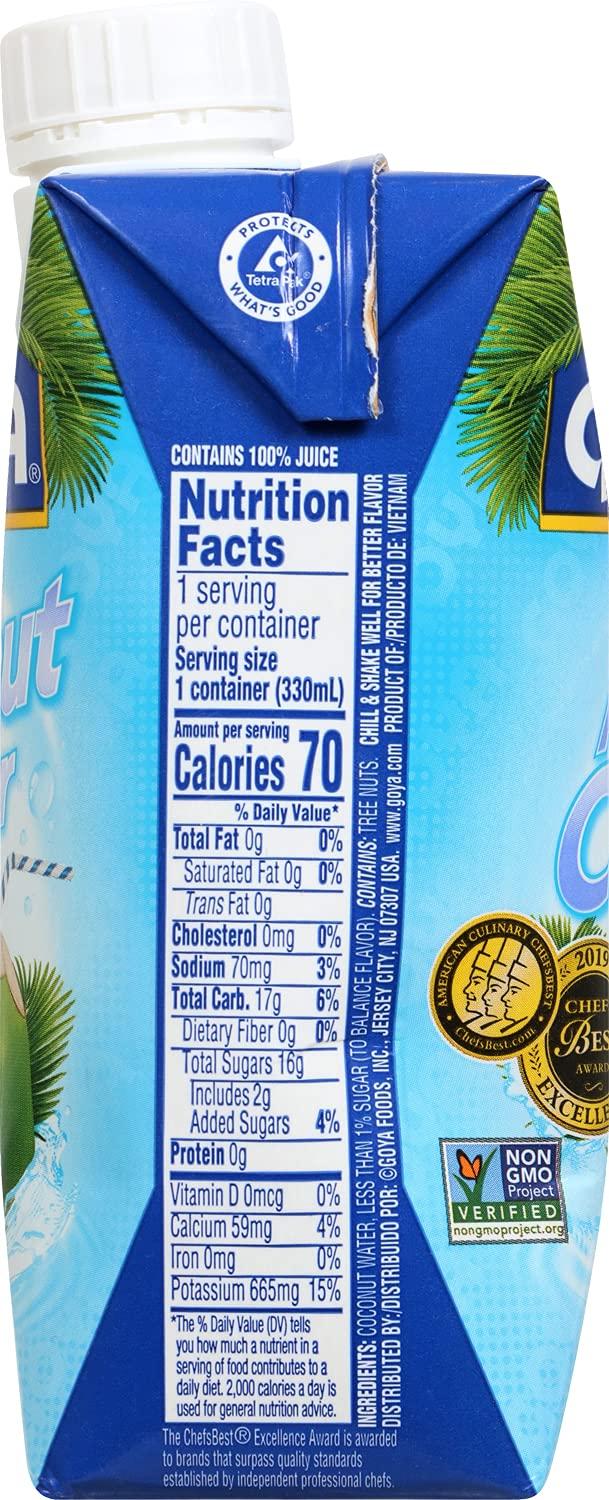 image:imageGoya Foods Pure Coconut Water 1115 Fl Oz Pack of 241115 Fl Oz Pack of 24