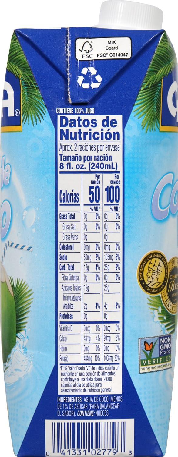 image:imageGoya Foods Pure Coconut Water 1115 Fl Oz Pack of 241689 Fl Oz Pack of 24