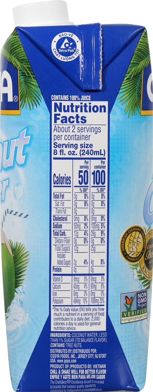 image:imageGoya Foods Pure Coconut Water 1115 Fl Oz Pack of 241689 Fl Oz Pack of 24