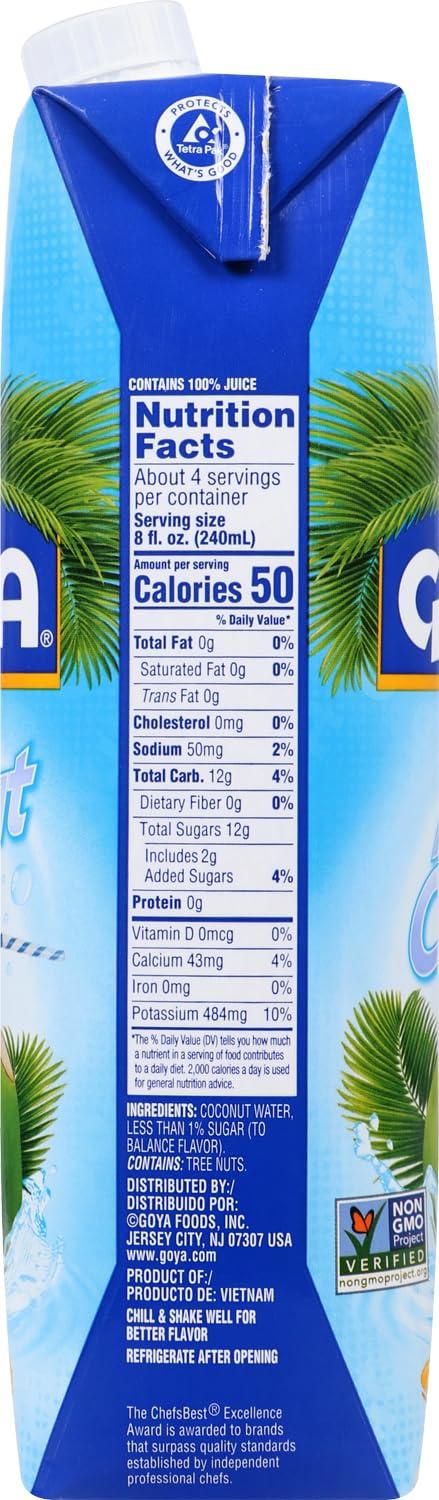 image:imageGoya Foods Pure Coconut Water 1115 Fl Oz Pack of 243379 Fl Oz Pack of 12