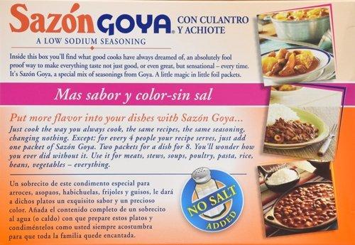image:imageGoya Foods Sazn Seasoning with Coriander amp Annatto No Salt Added 352 Ounce Pack of 18352 Ounce Pack of 18
