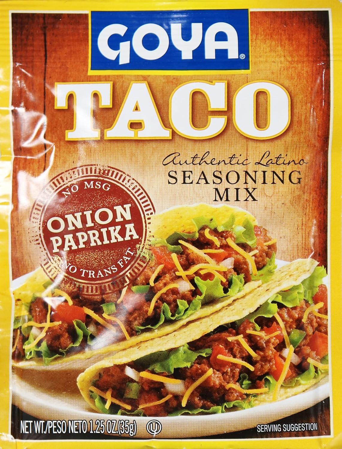 image:imageGoya Foods Taco Seasoning Mix 125 Ounce Pack of 24