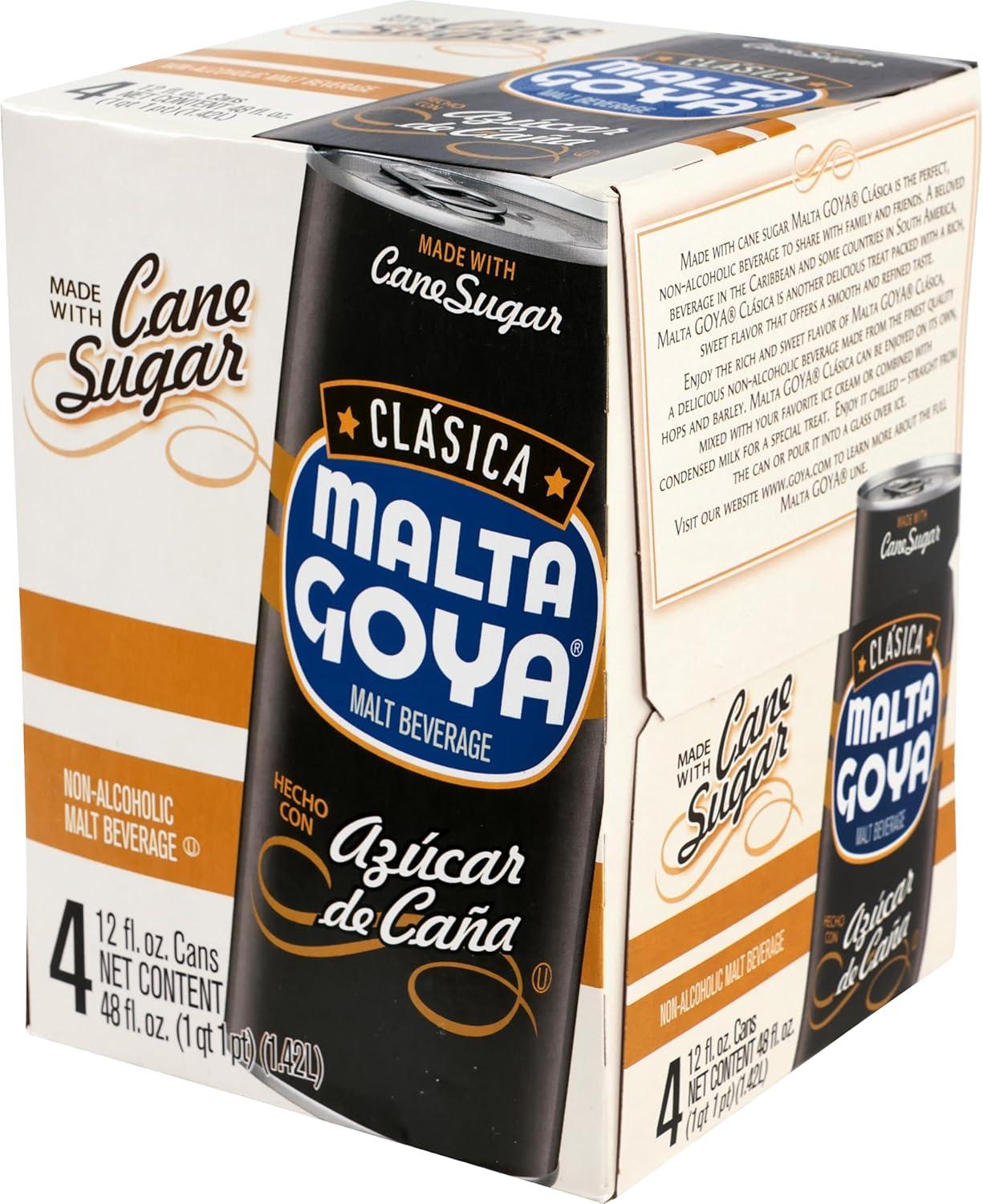 image:imageGoya Malta NonAlcoholic Beer Malt Drink Malta Soda Rich amp Sweet Flavor Brewed from Barley and Hops 10Pack 7 Fl Oz BottlesMalta Clsica