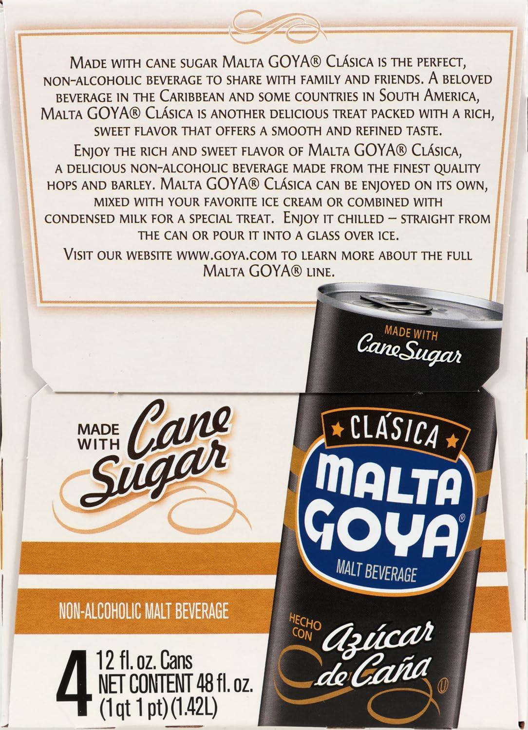 image:imageGoya Malta NonAlcoholic Beer Malt Drink Malta Soda Rich amp Sweet Flavor Brewed from Barley and Hops 10Pack 7 Fl Oz BottlesMalta Clsica