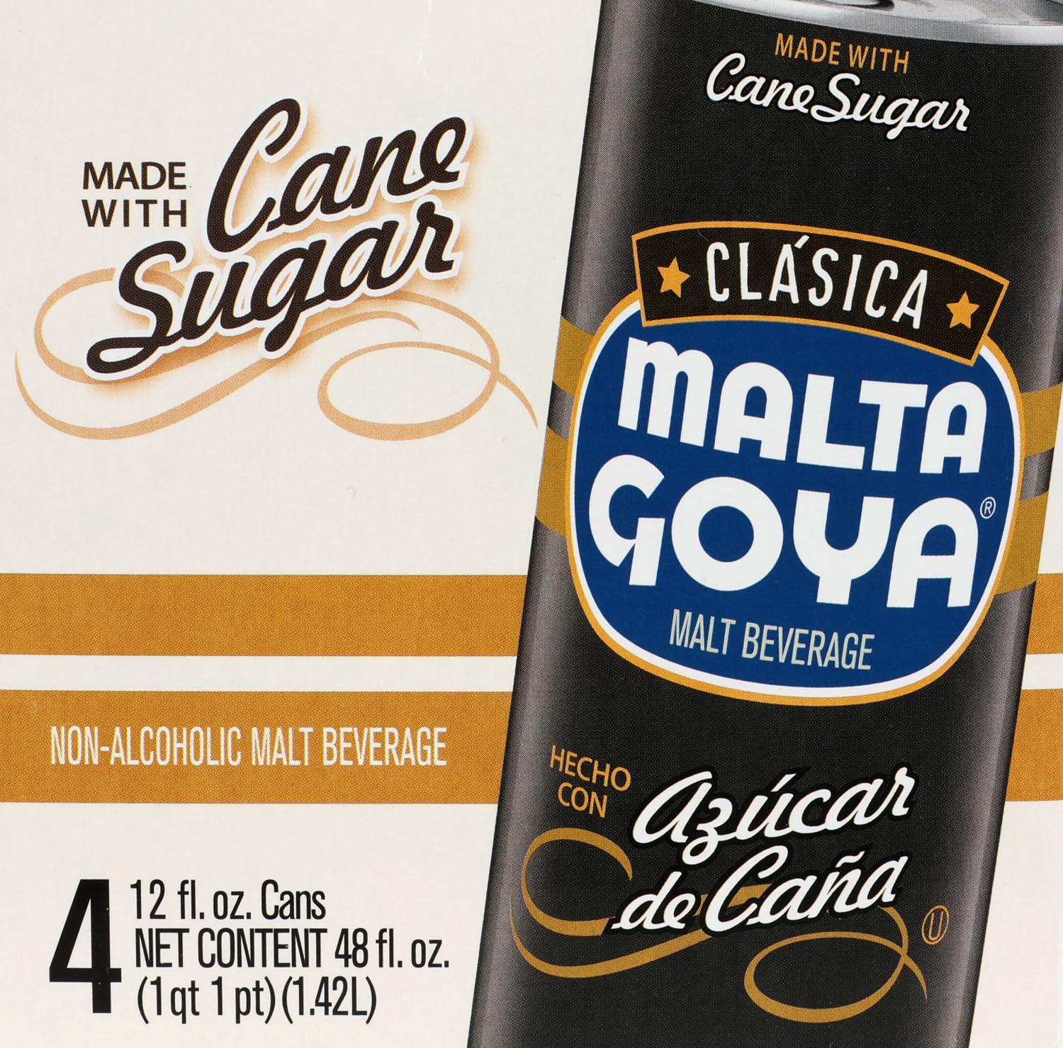 image:imageGoya Malta NonAlcoholic Beer Malt Drink Malta Soda Rich amp Sweet Flavor Brewed from Barley and Hops 10Pack 7 Fl Oz BottlesMalta Clsica